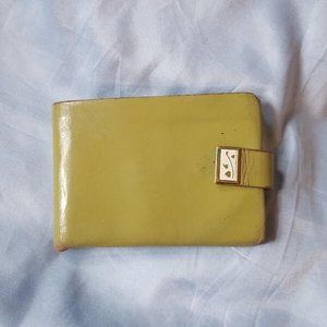 Vintage Rolfs "The Directress" Rare 1950s Wallet Green Hearts Detail Coins Bills